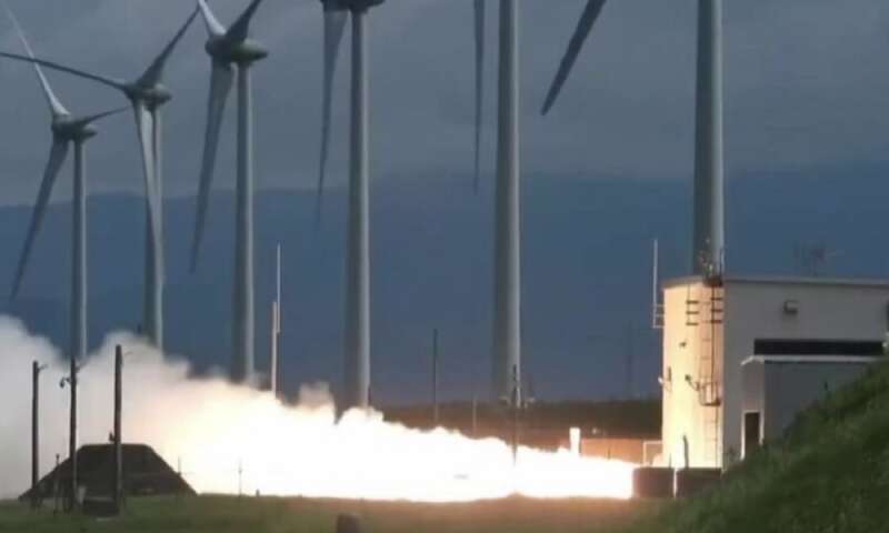 Двигатель для японской космической ракеты взорвался при испытании