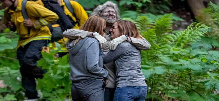 мужчина, Калифорния, горы,